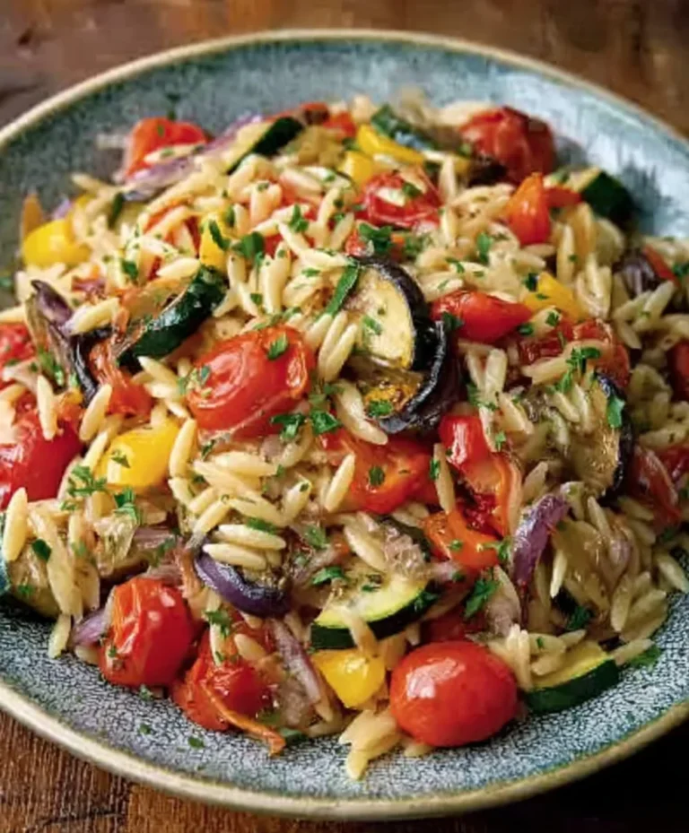 Roasted Vegetable Orzo – Healthy & Delicious Meal
