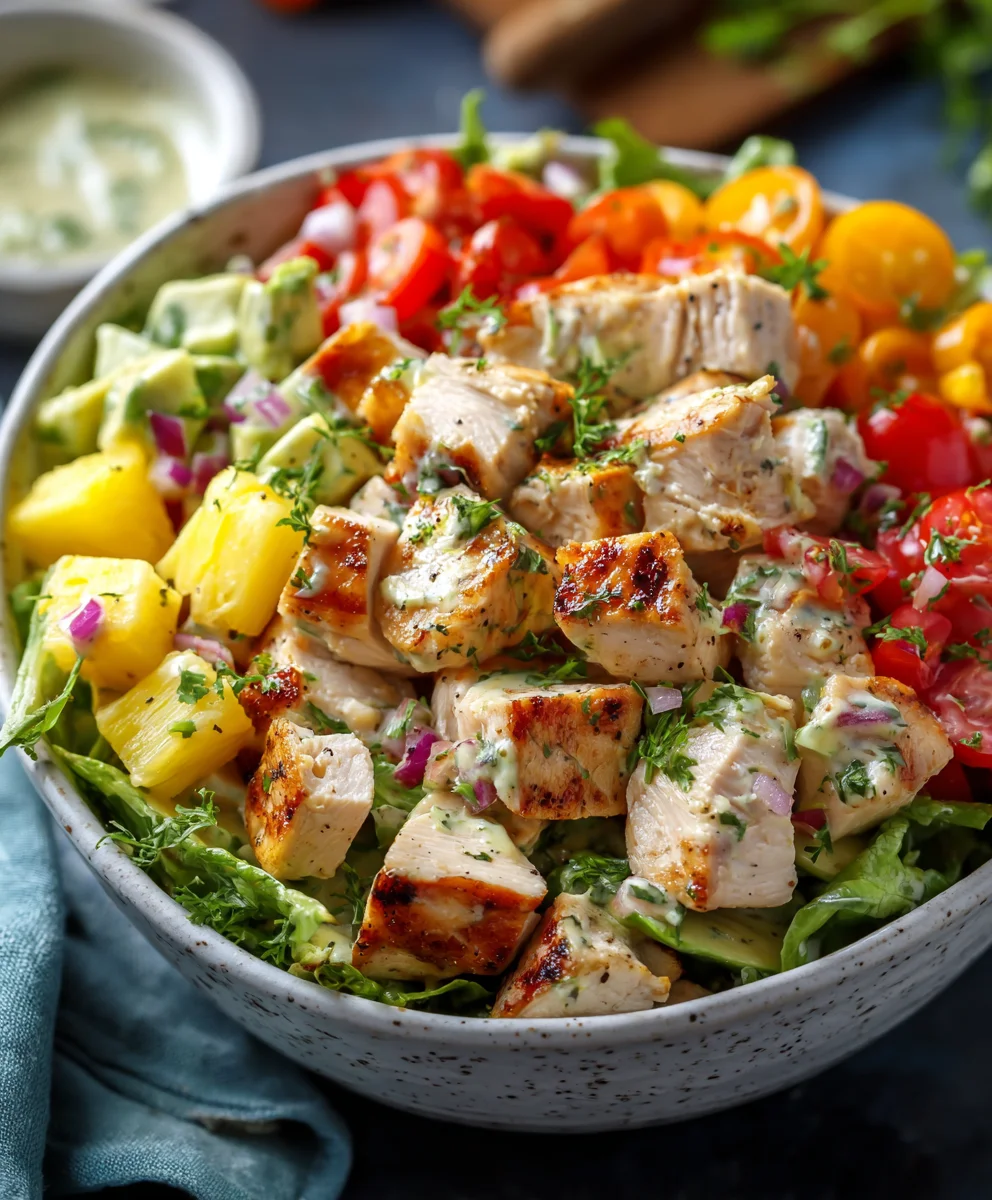 Hawaiian Chicken Salad - Gluten-Free Whole Health