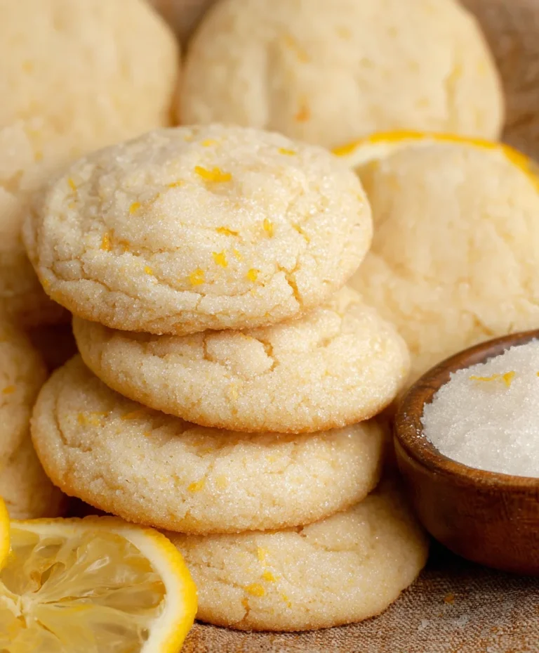 Soft Chewy Lemon Cookies – Easy Recipe