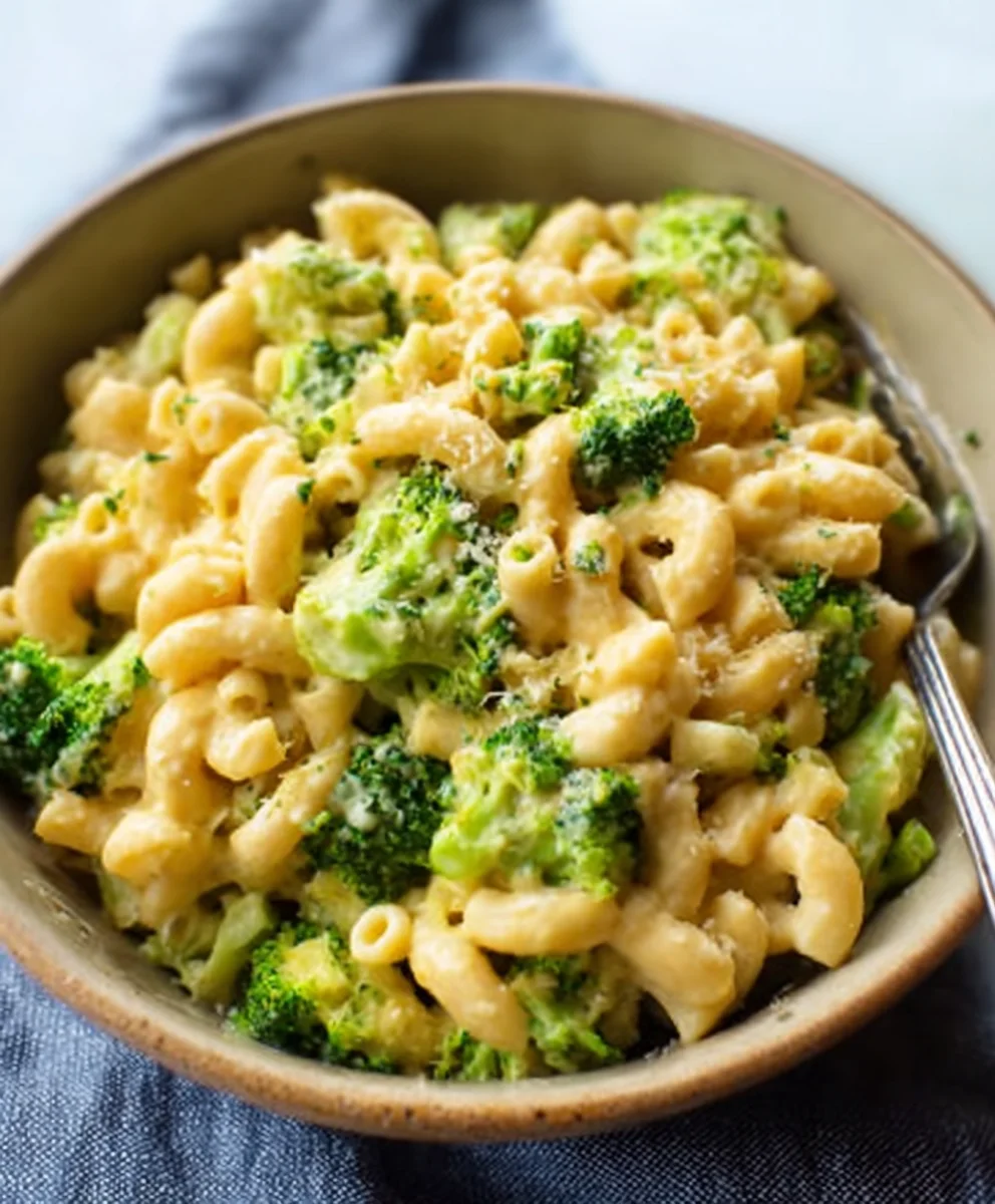 Healthy Broccoli Mac and Cheese - Easy One Pot Meal