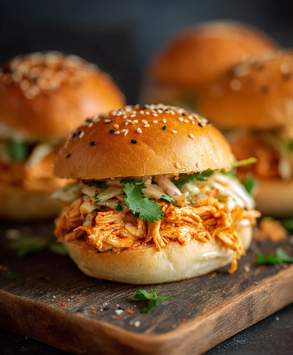 Bang Bang Chicken Sliders Easy Quick Recipe