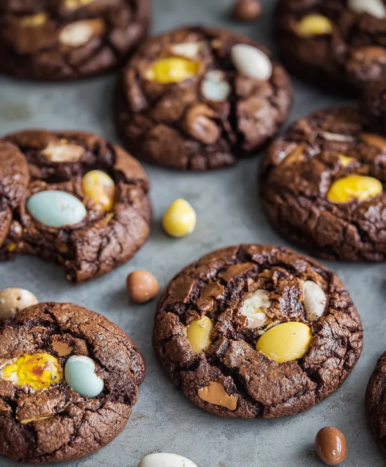 Mini Egg Brownie Cookies – Delicious Chocolate Treats