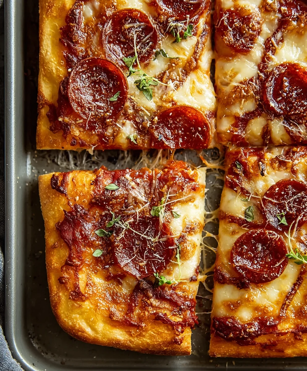 Sheet Pan Pizza Easy Dough Recipe Quick