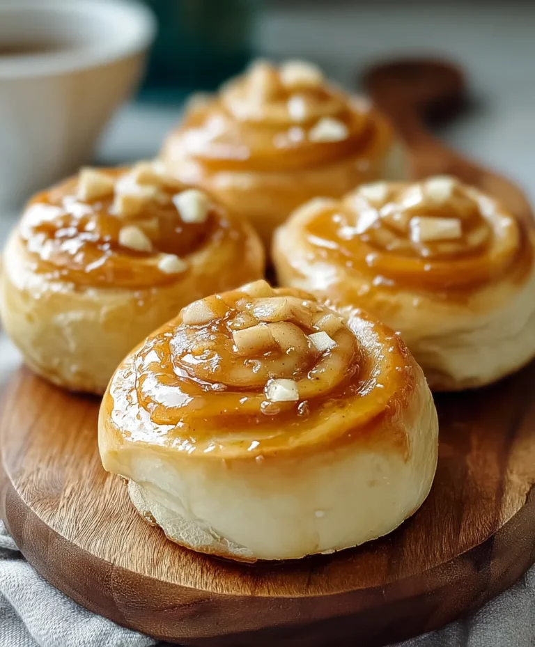 Apple Cream Cheese Buns-Sweet & Delicious Treat