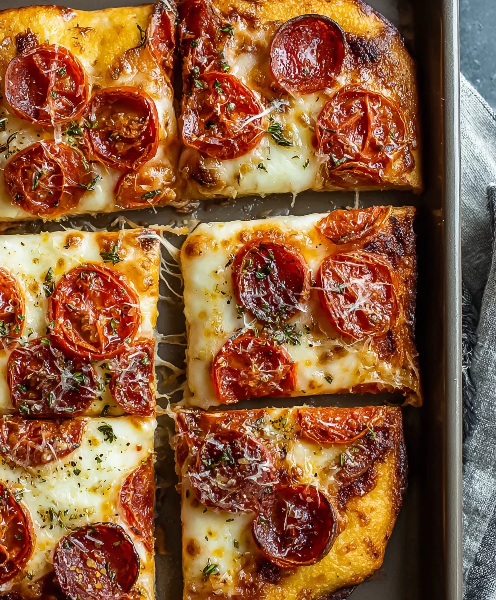 Sheet Pan Pizza Easy Dough Recipe Quick