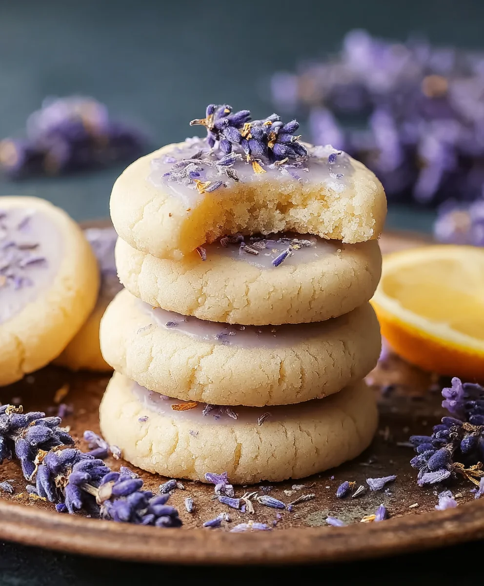 Buttery Lemon Lavender Cookies - Easy & Fragrant Recipe