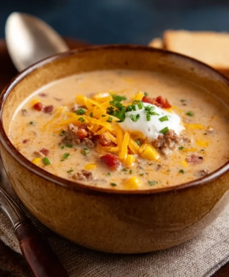 Creamy Beef Cowboy Soup – Easy Comfort Food Recipe