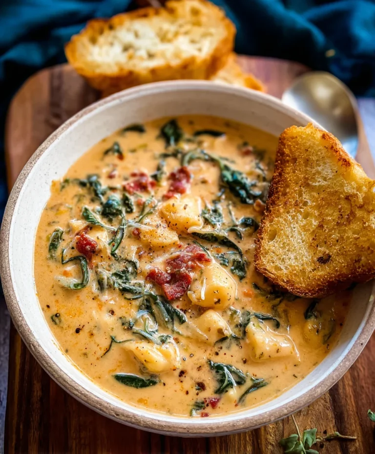 Creamy Tuscan Chicken Soup – Easy Recipe