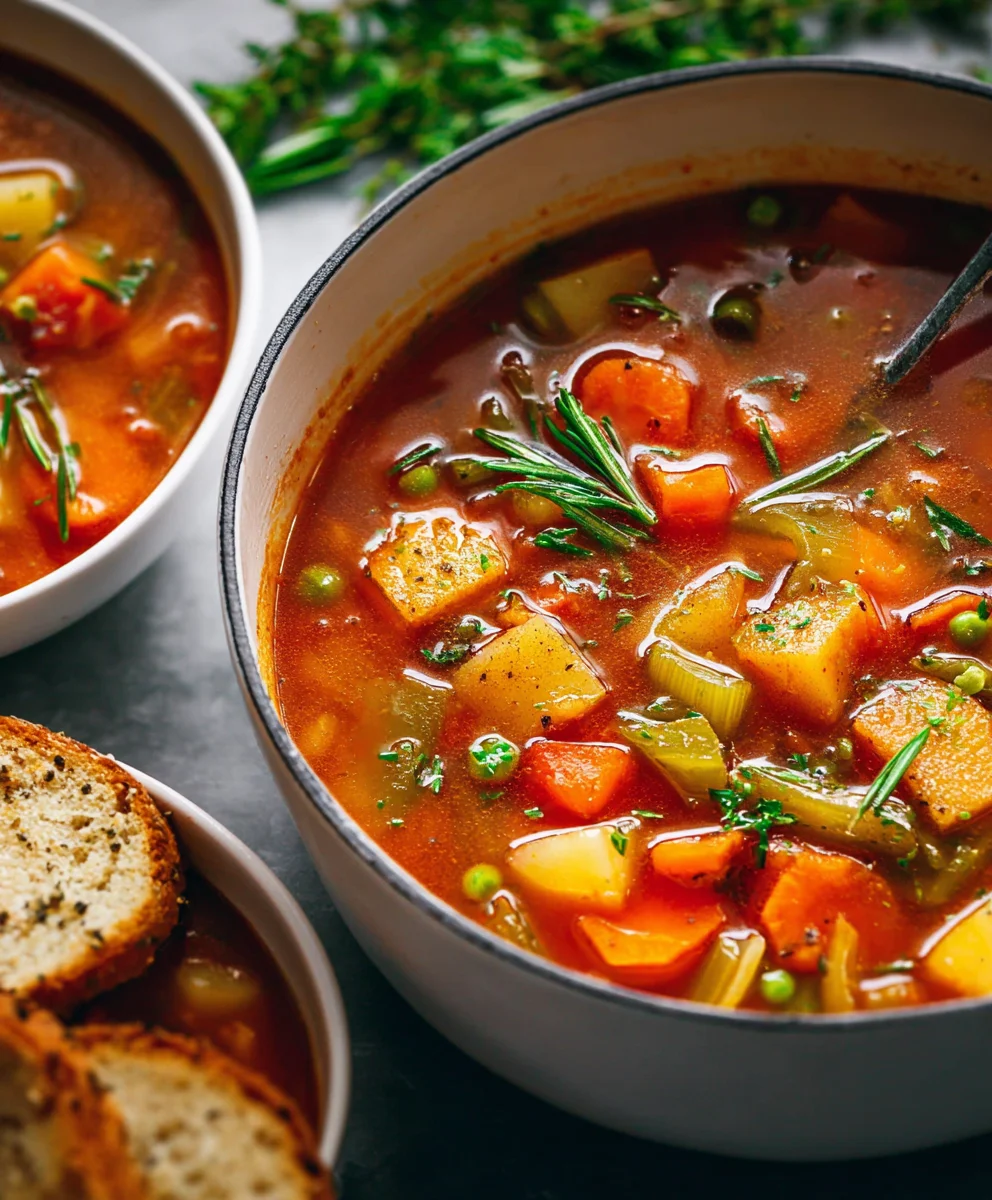 Easy Vegetable Soup Recipe - Quick & Delicious