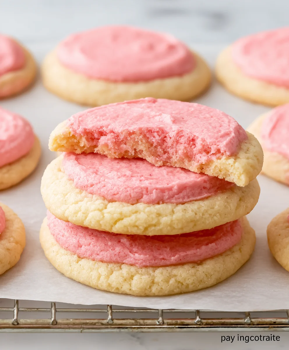 Pink Sugar Cookie Copycat Recipe-Crum extractbs Extract