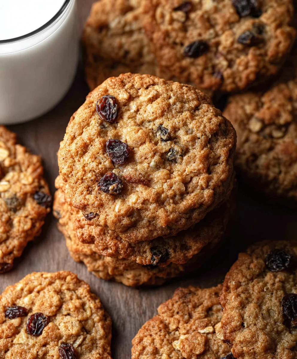 Classic Oatmeal Raisin Cookies- Easy & Delicious Recipe