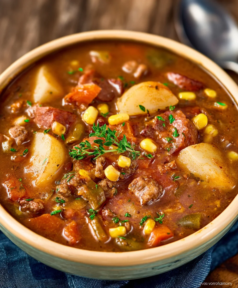 Hearty Cowboy Beef Stew - Easy & Delicious