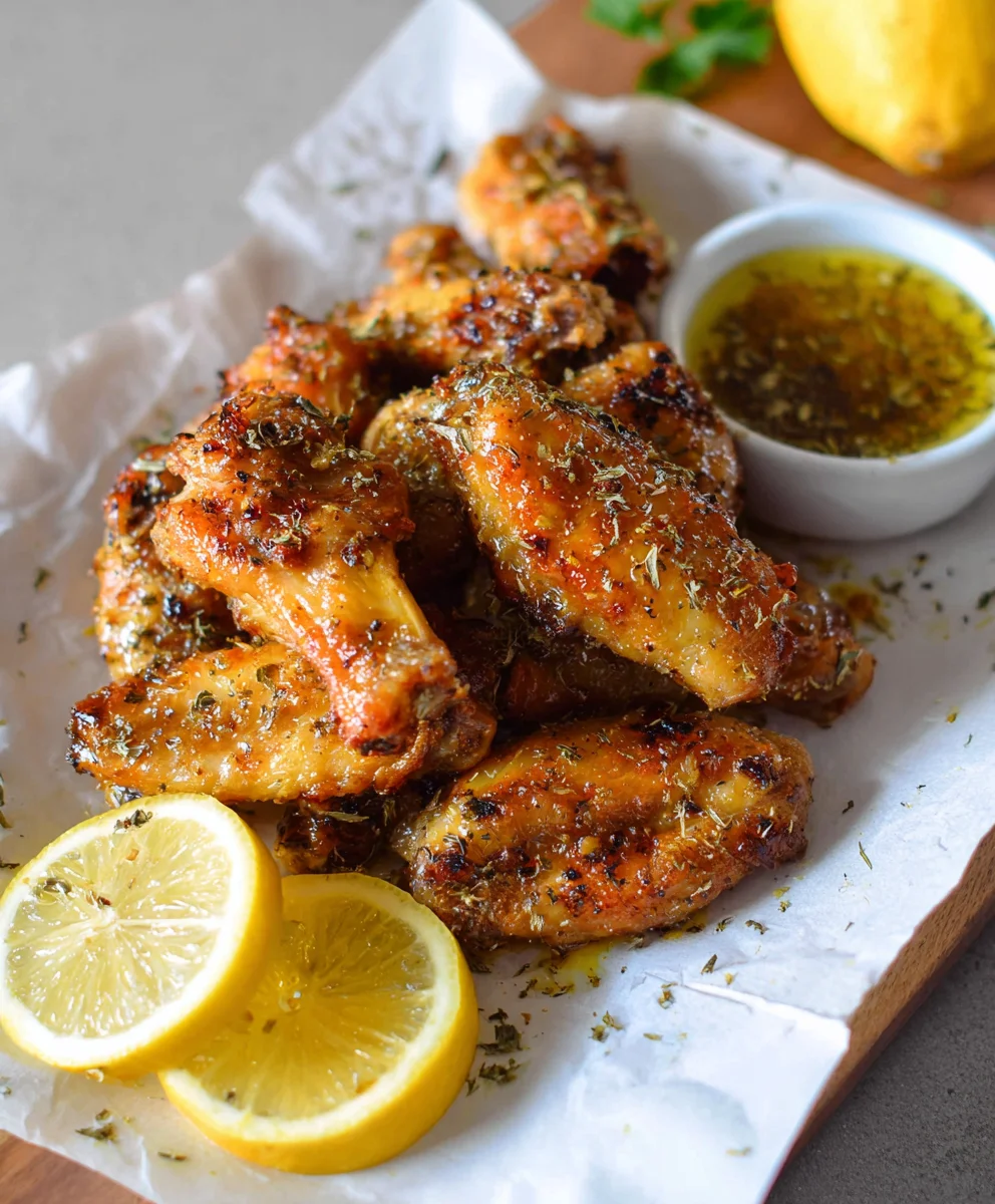 Honey Lemon Pepper Beef Wings Recipe