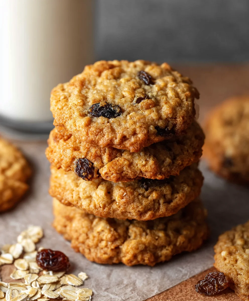 Classic Oatmeal Raisin Cookies- Easy & Delicious Recipe