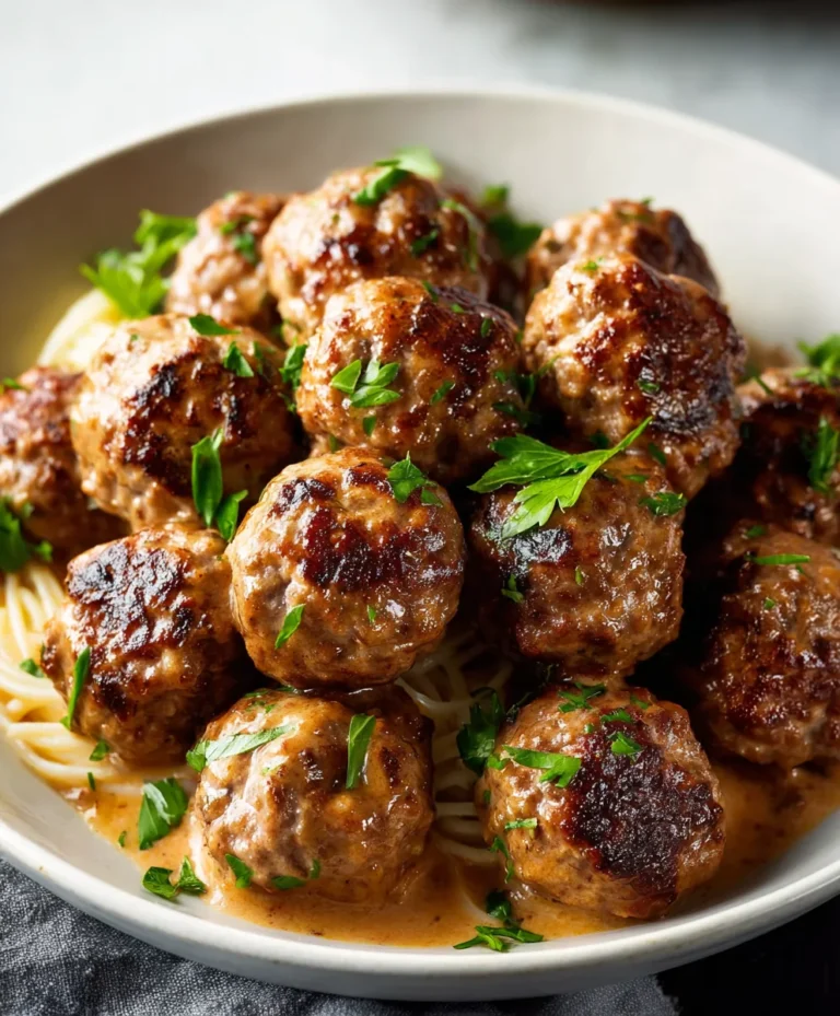 Beef and Apple Meatballs-Sweet Savory Flavor