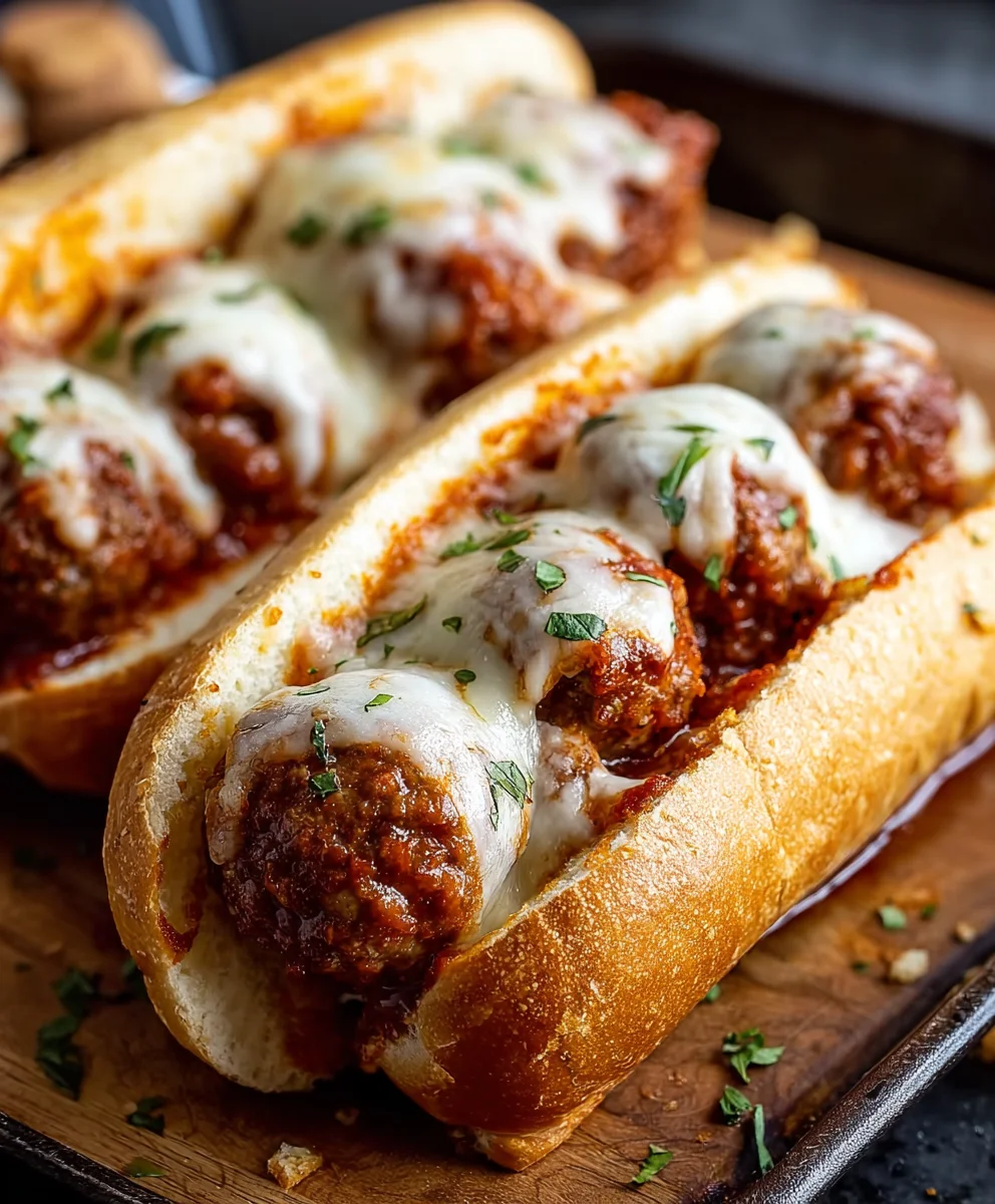 Easy Weeknight Beef Meatball Sub Recipe