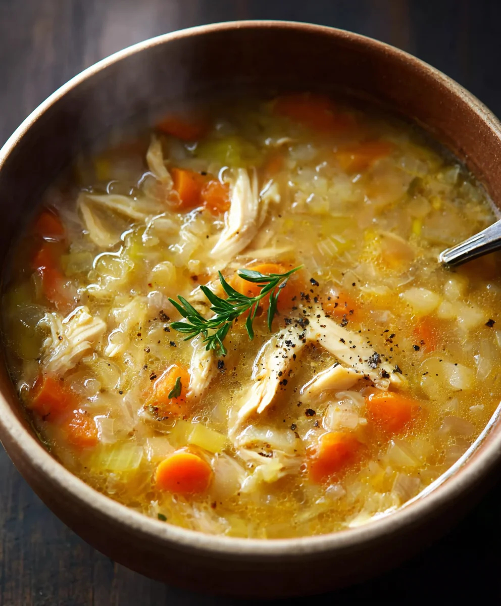 Soothing Anti-Inflammatory Chicken Soup Recipe