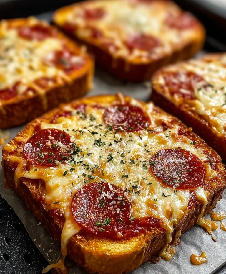 Easy Air Fryer Pizza Toast Recipe