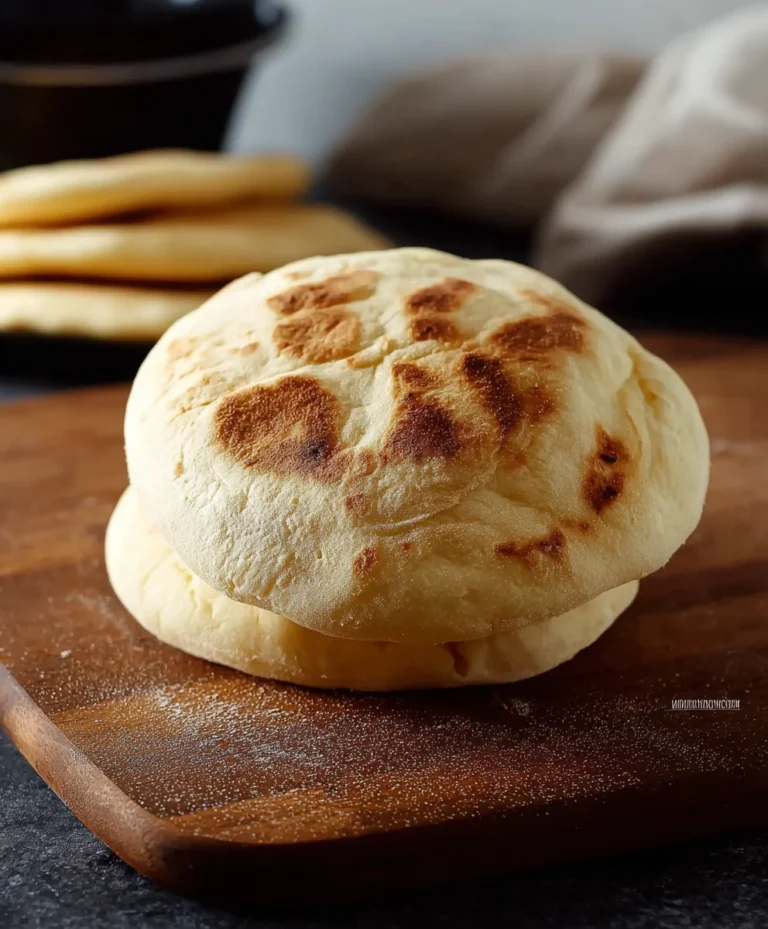 Easy Homemade Pita Bread Recipe-Fluffy & Delicious