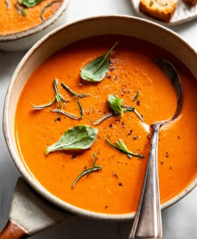 Creamy Tomato Soup – Cozy Winter Comfort