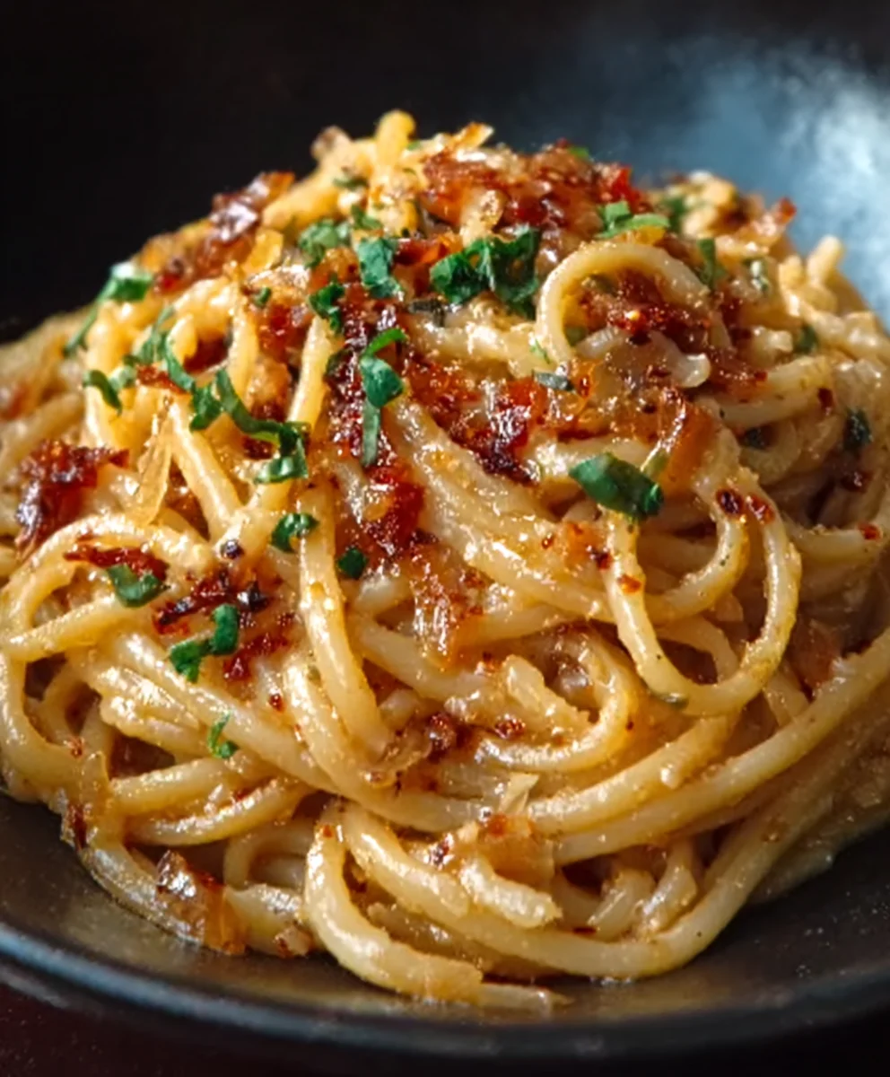 Caramelized Onion Pasta Chili Oil Flavor Bomb