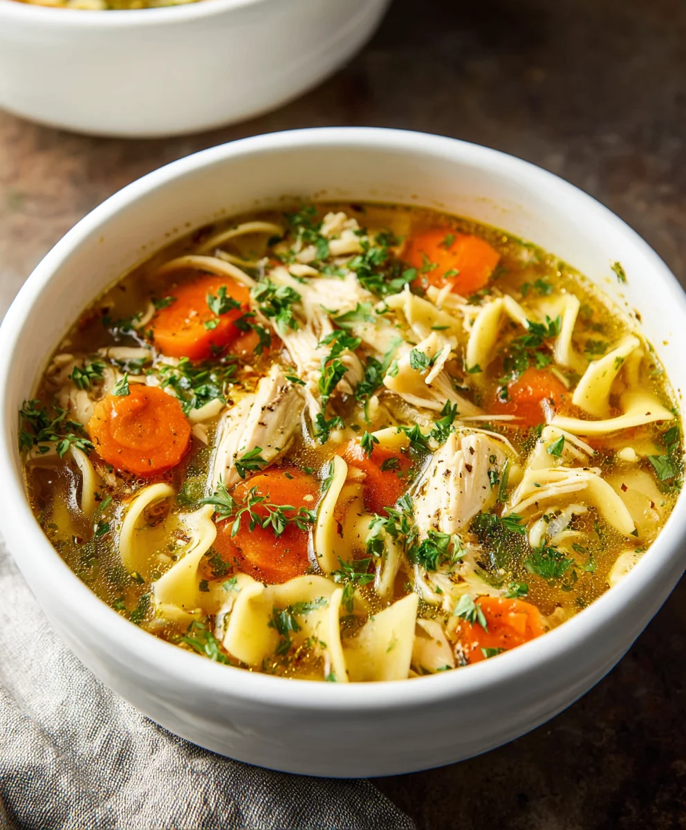Best Chicken Noodle Soup Egg Noodles - Comfort Food