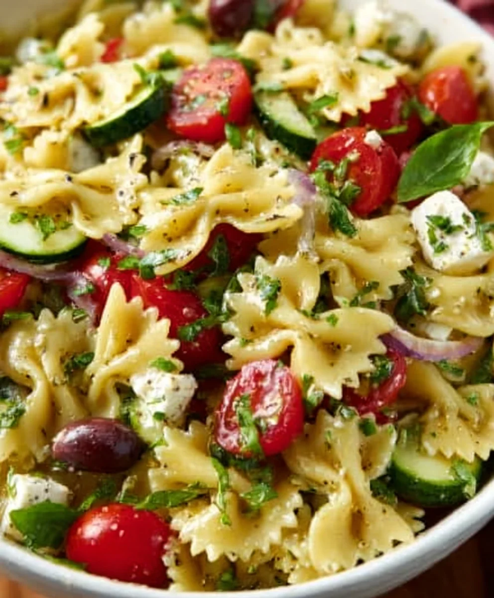 Delicious Bow Tie Pasta Salad - Easy & Fresh Recipe
