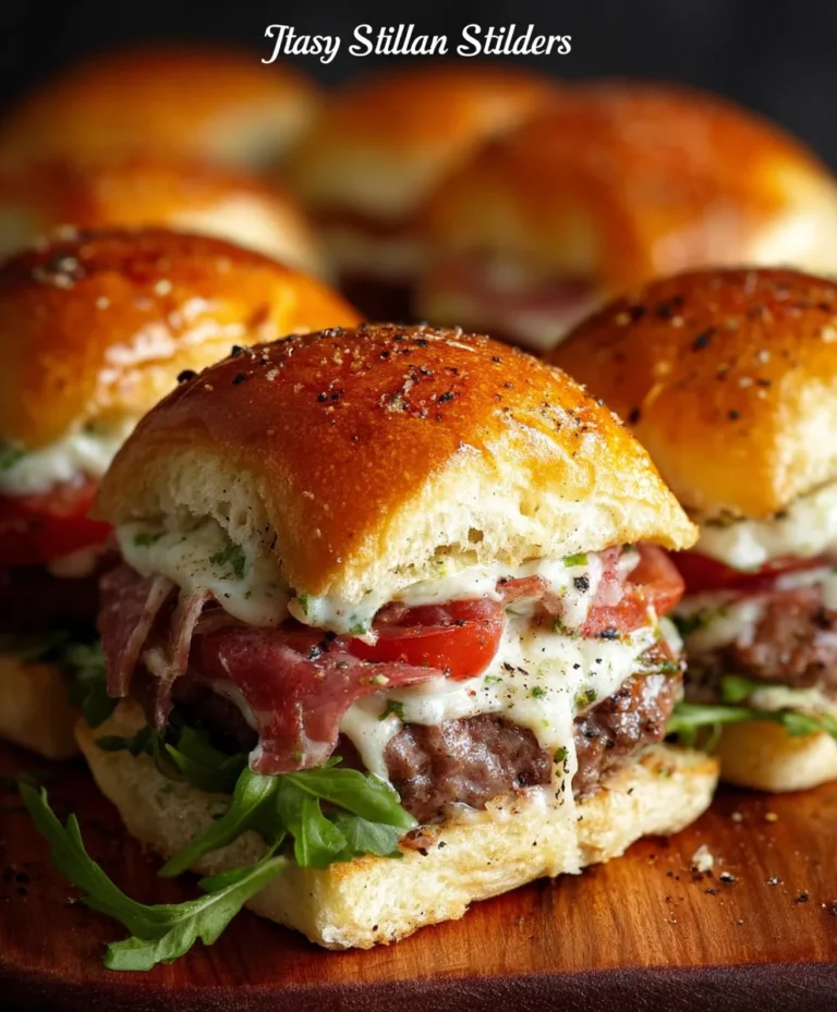Easy Beef Italian Sliders – Quick & Delicious Party Food