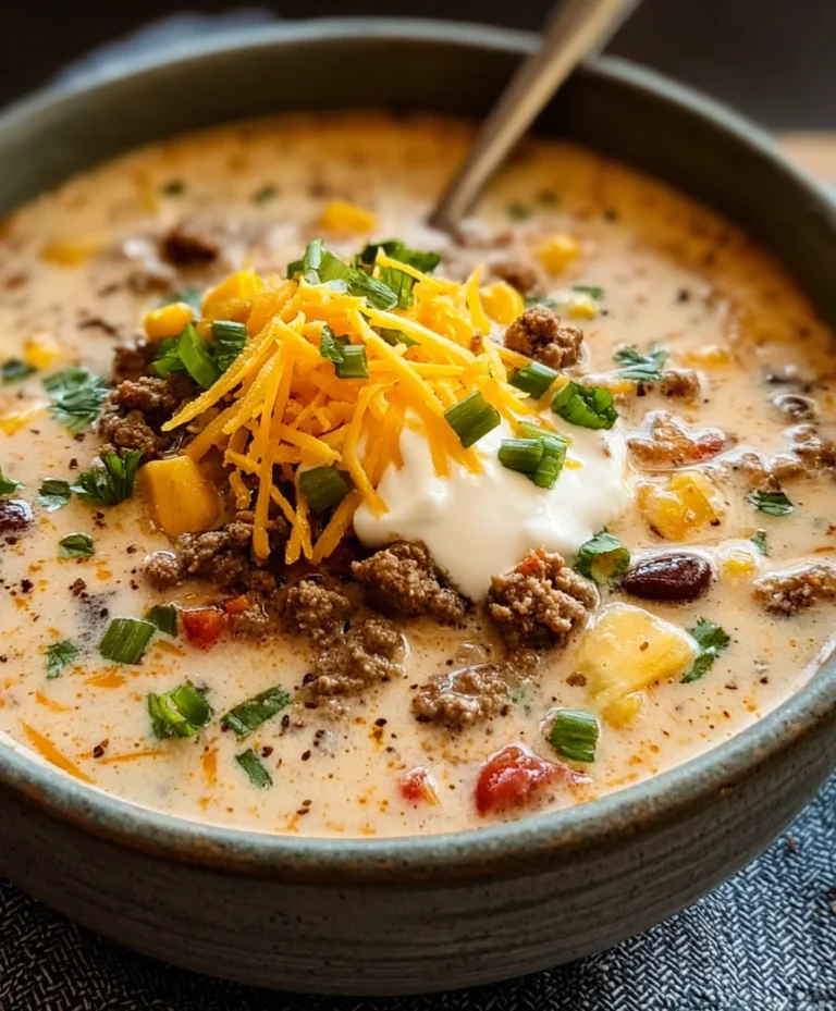 Creamy Beef Cowboy Soup- Cozy Weeknight Meal