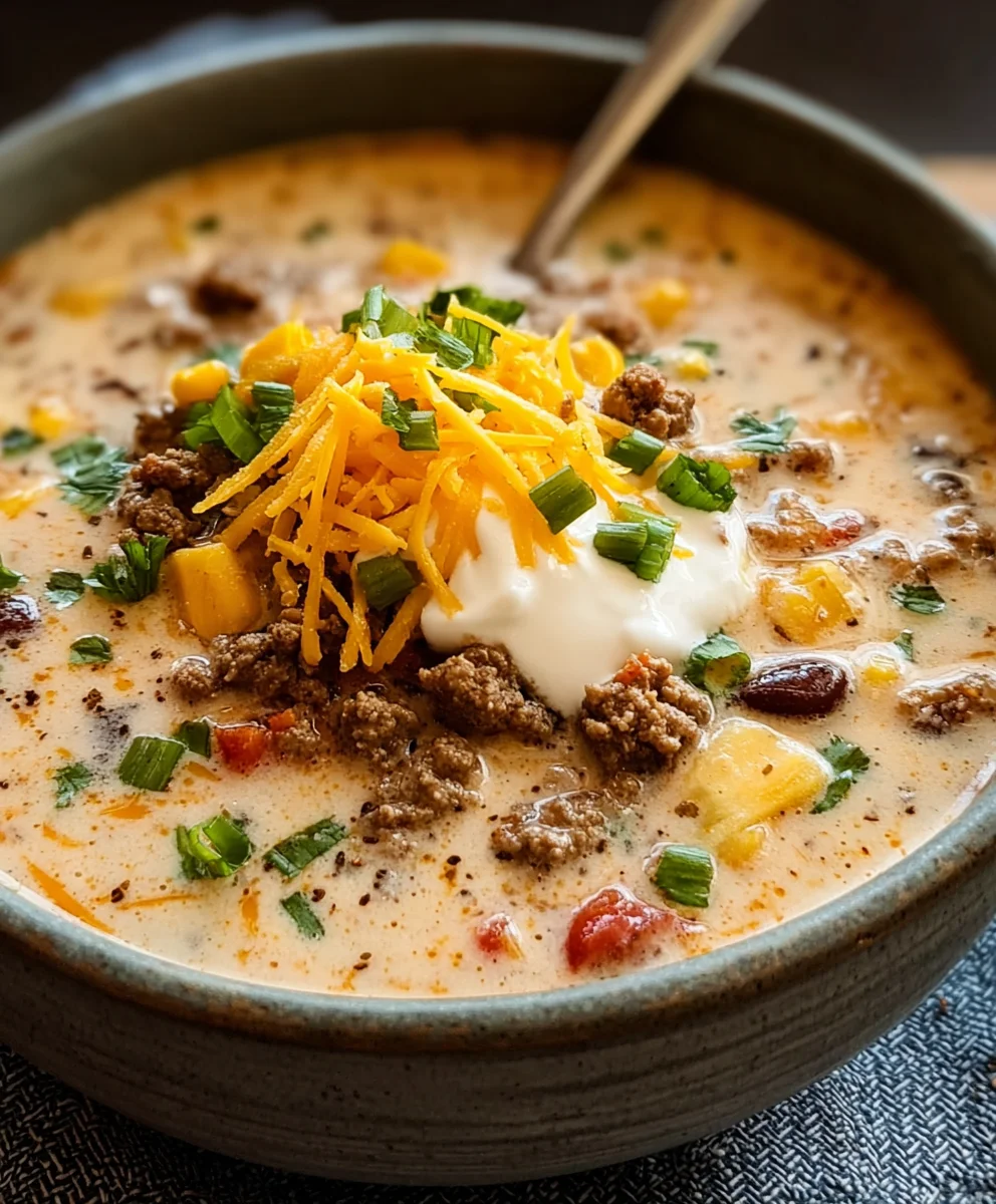 Creamy Beef Cowboy Soup- Cozy Weeknight Meal