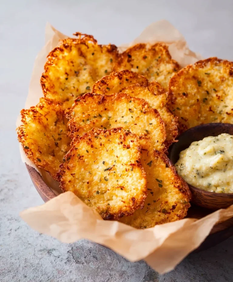 Crispy Cottage Cheese Chips-Healthy Keto Snack