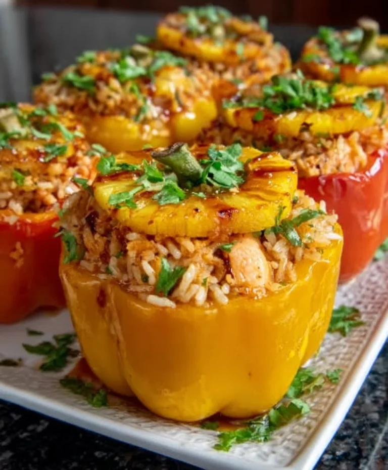 Teriyaki Pineapple Chicken Peppers-Sweet Savory