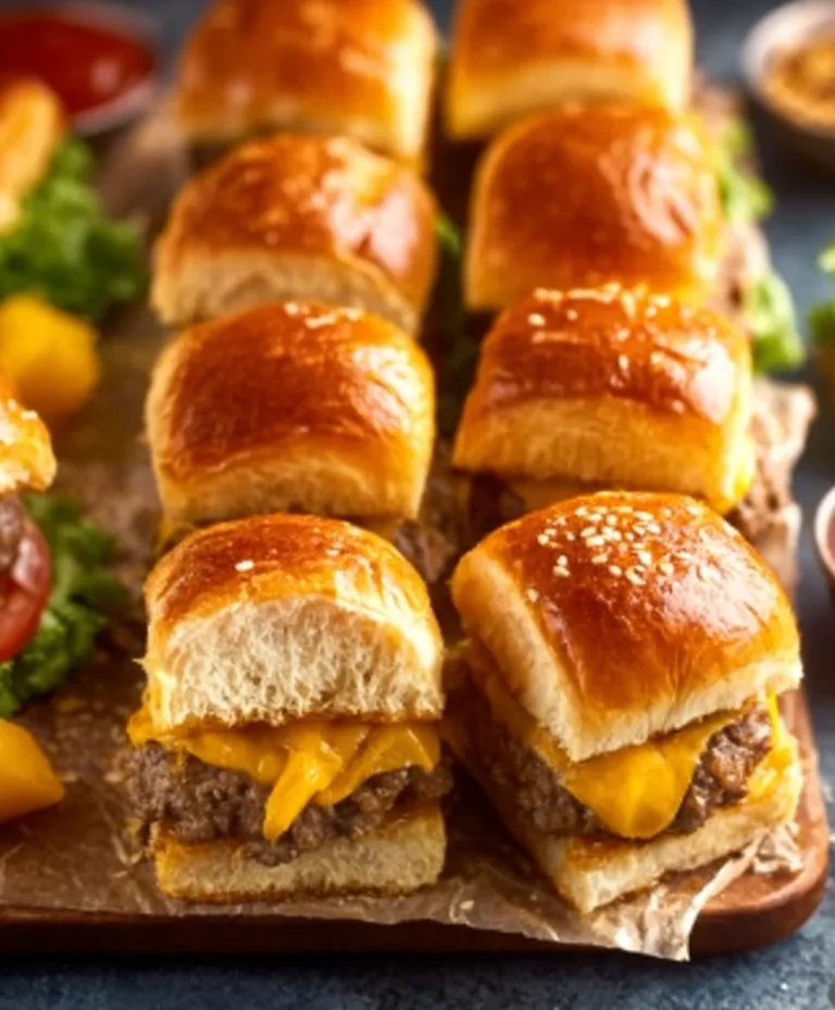 Easy Cheeseburger Sliders- Perfect Party Appetizer