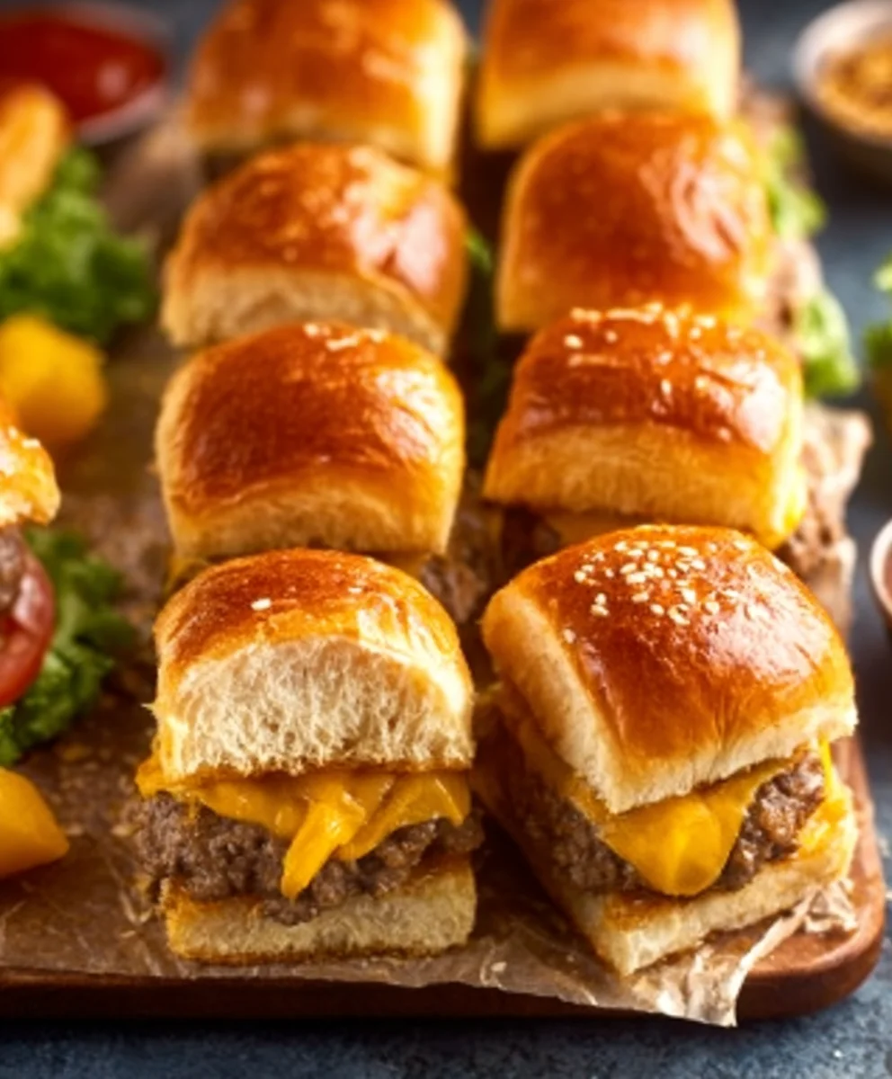 Easy Cheeseburger Sliders- Perfect Party Appetizer