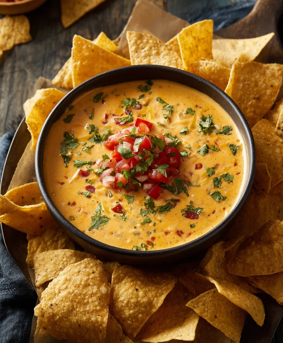 Spicy Cowboy Queso Dip - Easy Beef Recipe