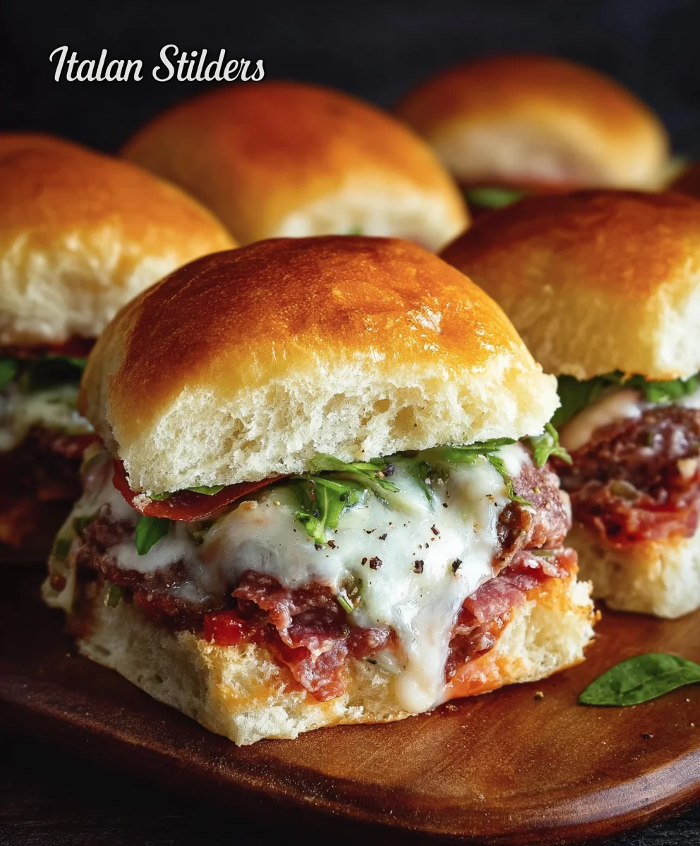 Easy Beef Italian Sliders - Quick & Delicious Party Food