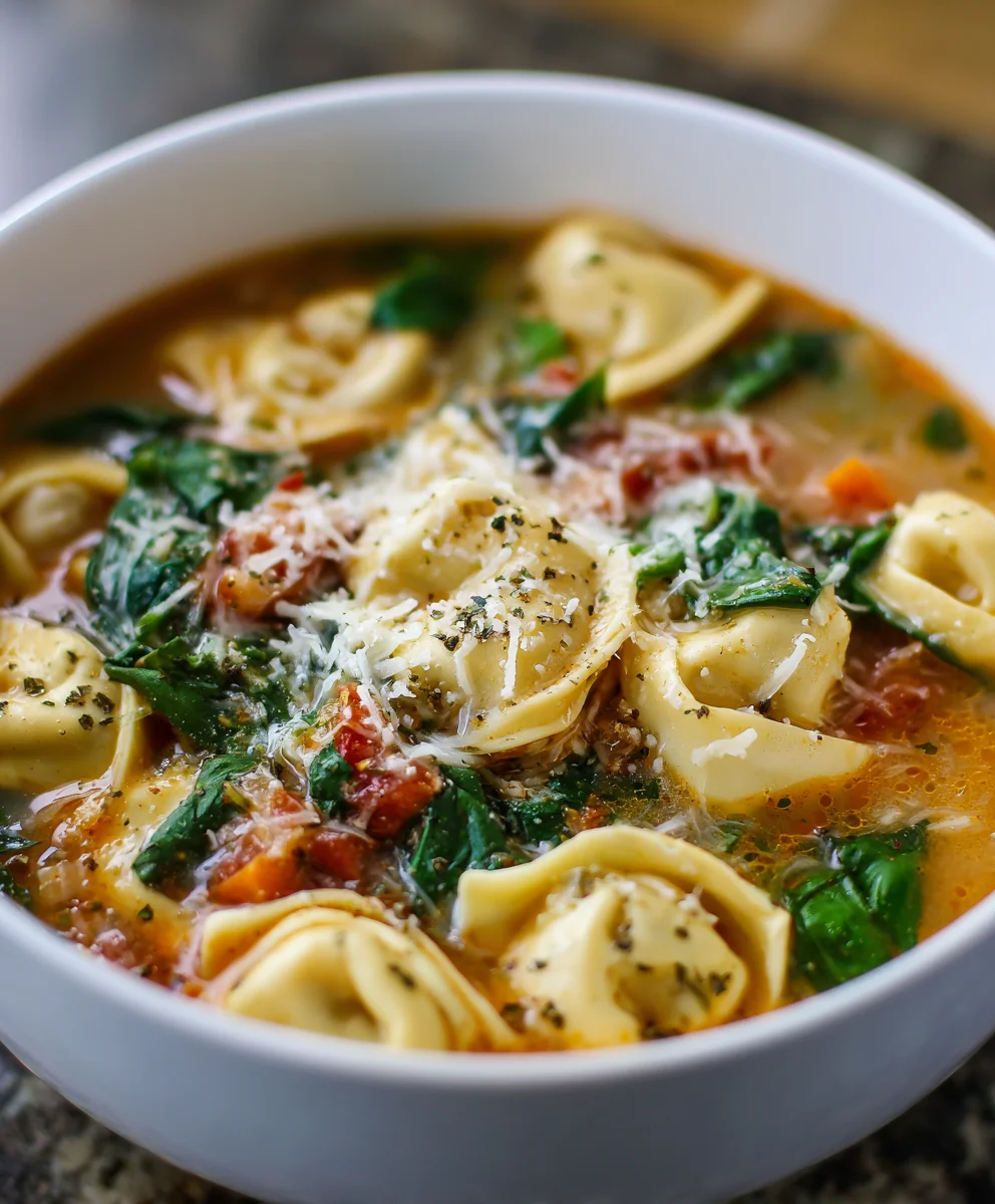 Easy Chicken Tortellini Soup - Quick & Hearty Meal