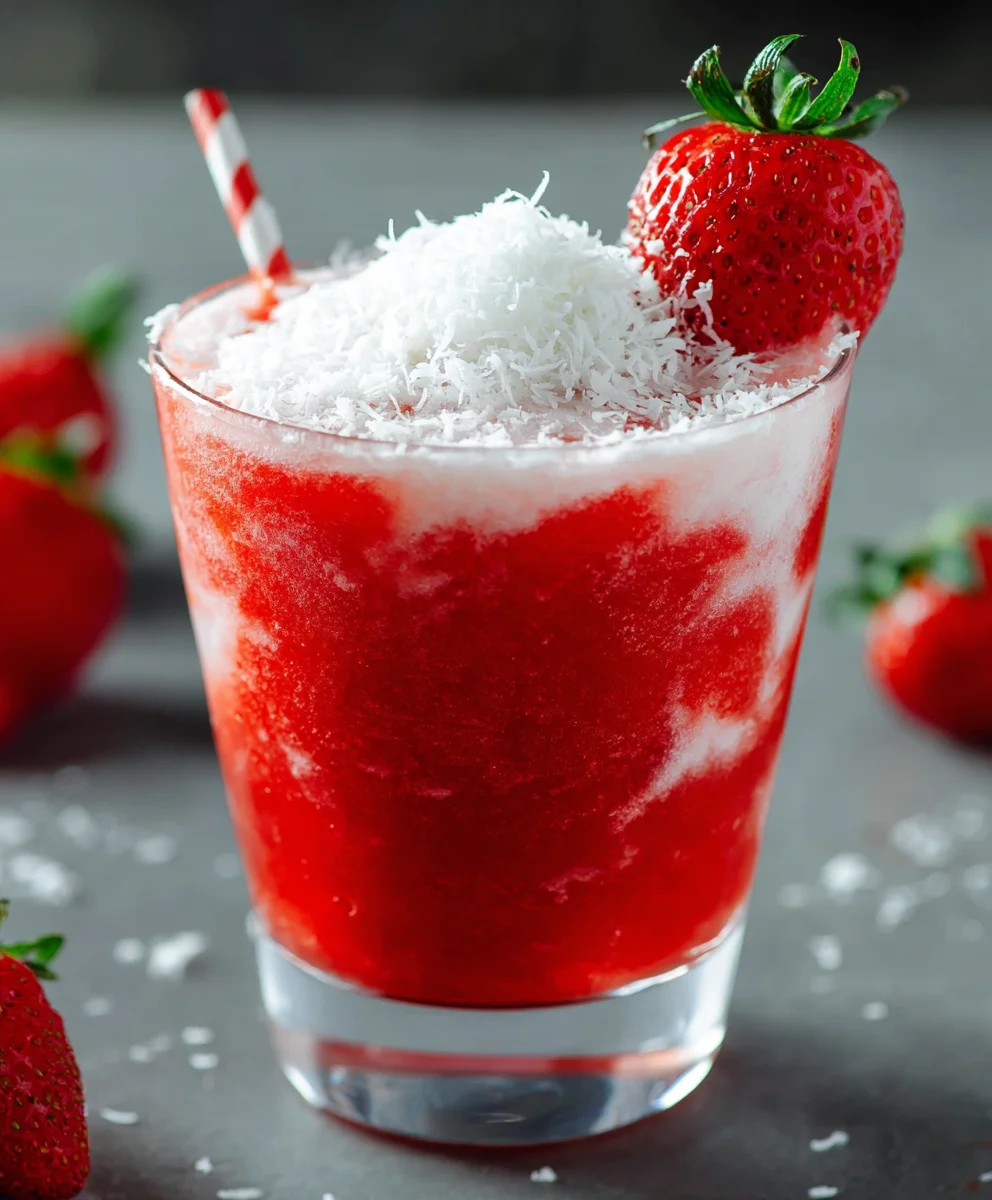 Easy Strawberry Daiquiri Mocktail Recipe