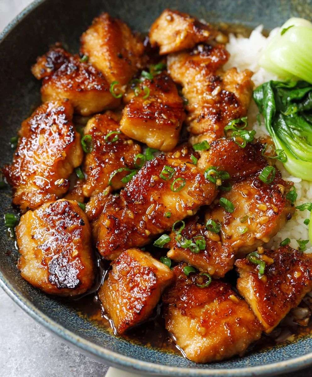 Easy Honey Garlic Chicken Fast Recipe