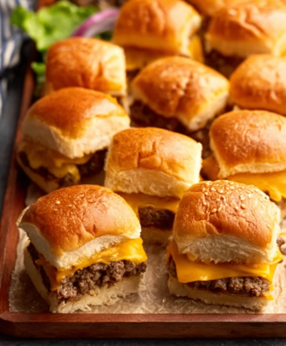 Easy Cheeseburger Sliders- Perfect Party Appetizer