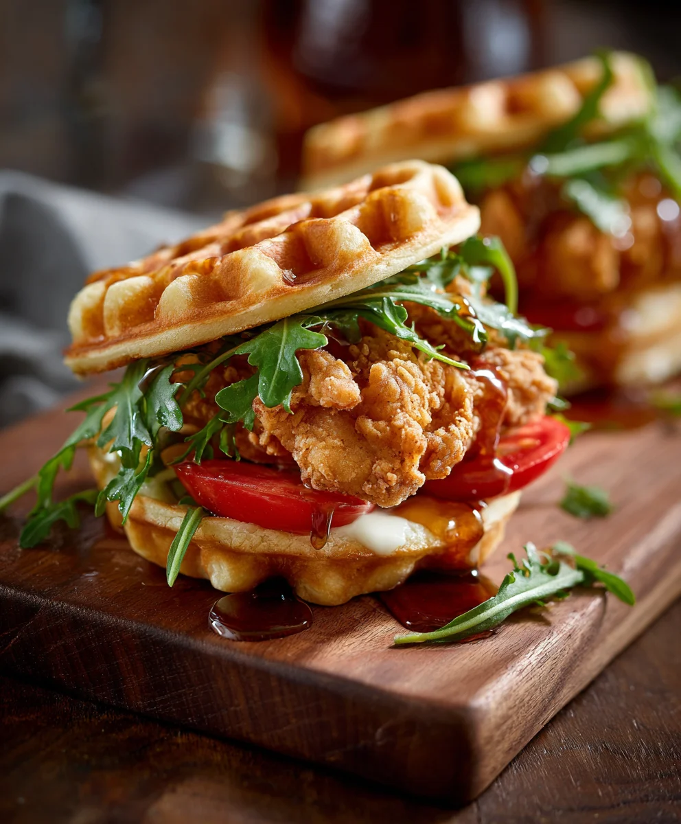 Game Day Chicken Waffle Sliders-Easy Bites
