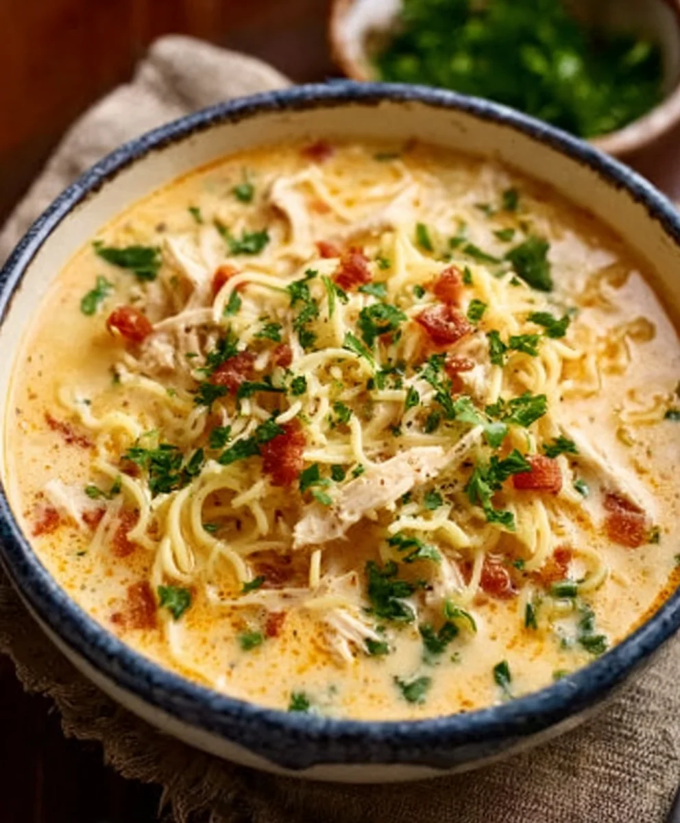 Crack Chicken Noodle Soup-Best Comfort Food Recipe