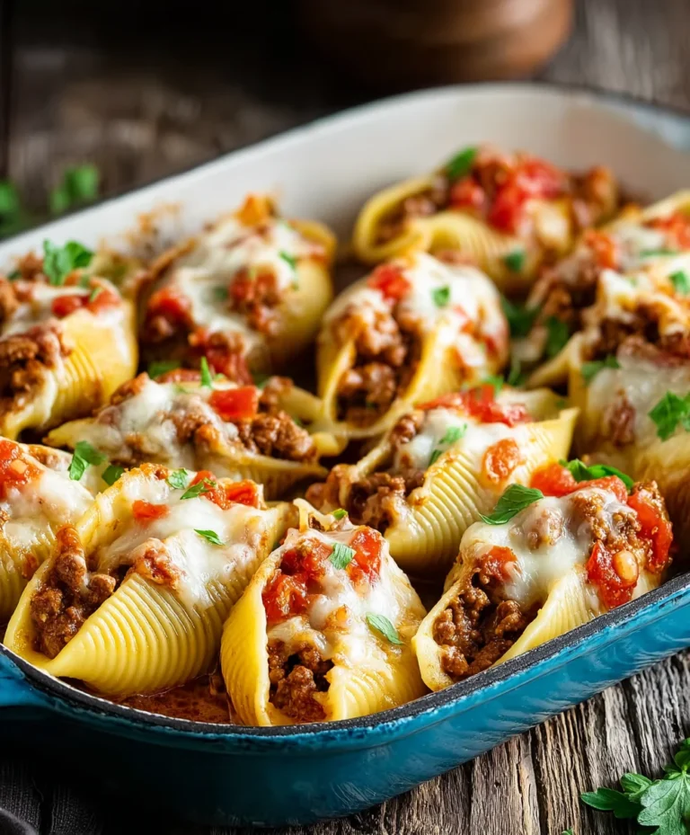 Easy Taco Stuffed Shells – Beefy Family Dinner
