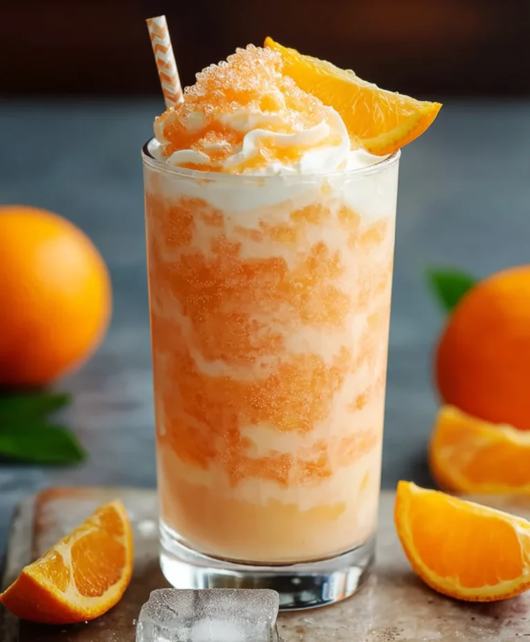 Creamsicle Dirty Soda-Creamy Orange Soda Drink Recipe