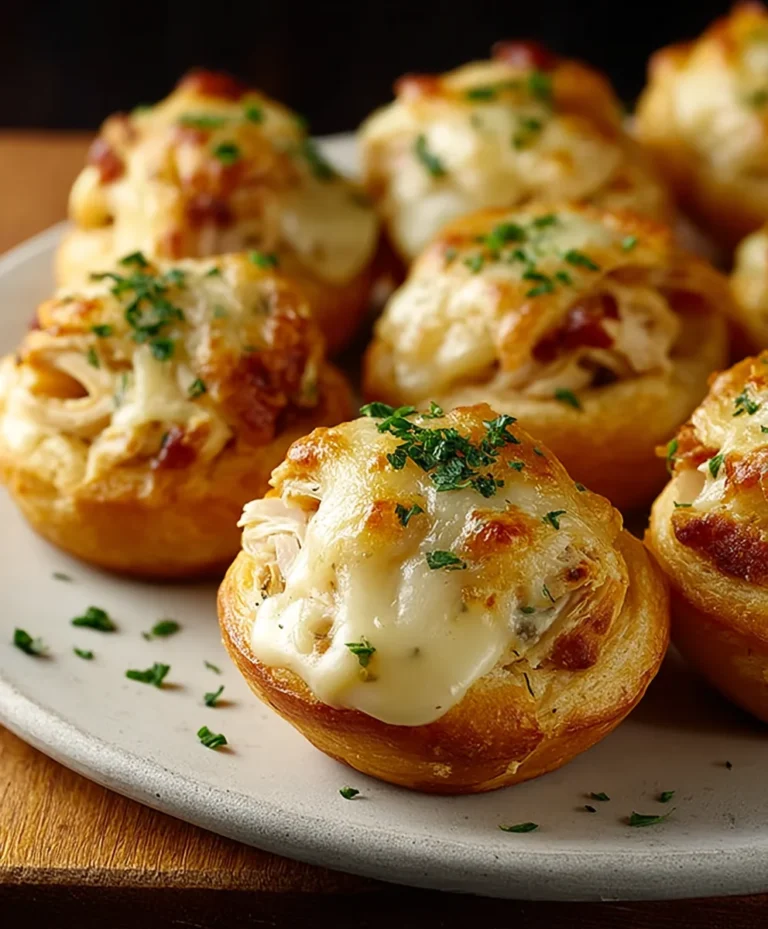 Crazy Chicken Alfredo Puffs – Little Caesars Copycat Recipe
