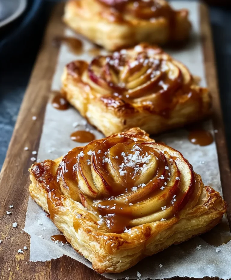 Caramel Apple Puff Pastry Bites-Easy Dessert Recipe