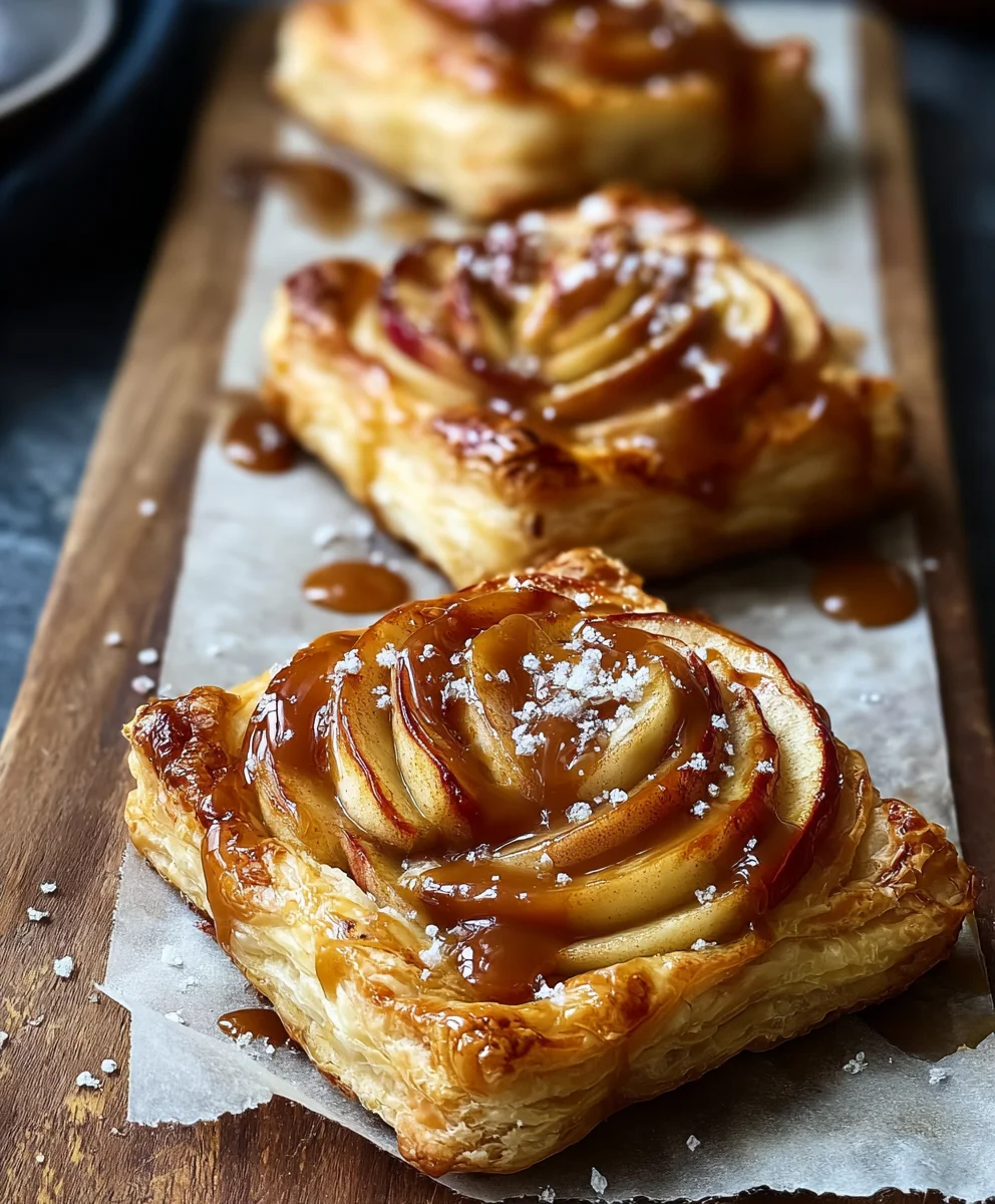 Caramel Apple Puff Pastry Bites-Easy Dessert Recipe