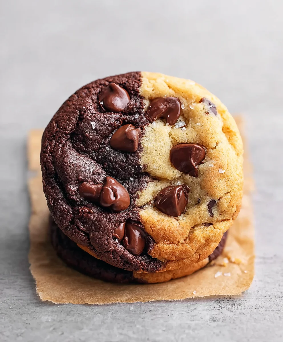 Best Brookie Cookies - Chocolate Chip Brownie Fusion