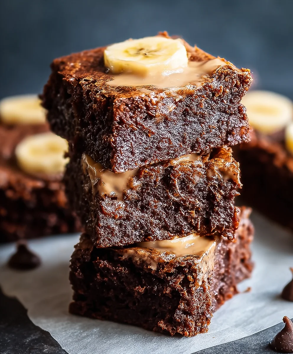 Easy Banana Brownies - Fudgy & Delicious Dessert