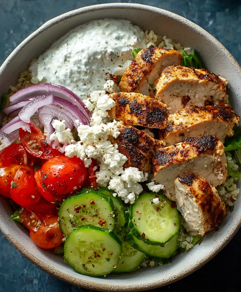 Greek Chicken Gyro Bowl Recipe - Easy Weeknight Meal